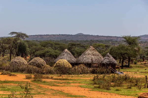 埃塞俄比亚Yabelo镇附近的小村庄 — 图库照片