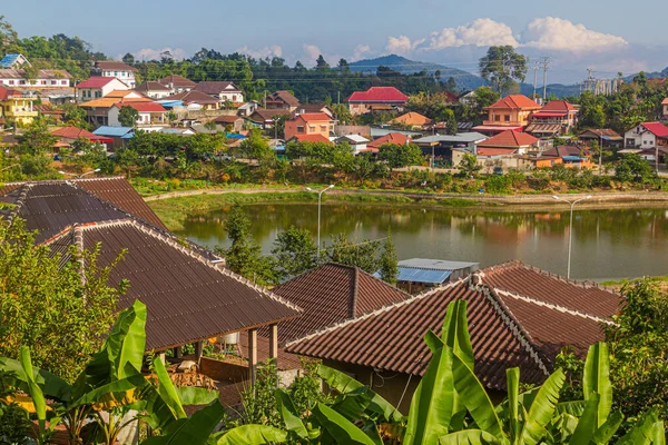 Kleiner Teich Phongsali Laos — Stockfoto