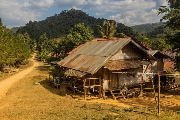Ban Nära Muang Ngoi Neua Laos — Stockfoto