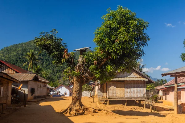 Hathouan Village Nong Khiaw Laos — Stock Photo, Image