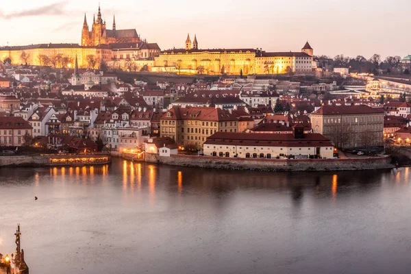 Vista Castelo Praga República Checa — Fotografia de Stock