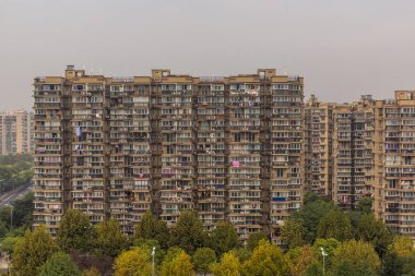 Hanzhou, Zhejiang, Çin 'de konut geliştirme