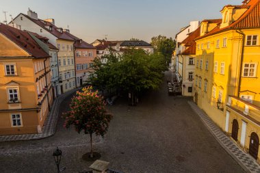 Çek Cumhuriyeti Prag 'daki Kampa Adası manzarası