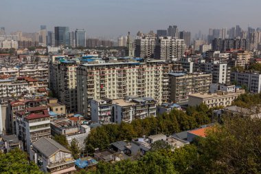 Wuhan 'dan Skyline, Hubei Bölgesi, Çin