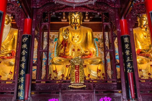 Suzhou Chine Octobre 2019 Sculptures Divinités Dans Temple Taoïste Mystère — Photo