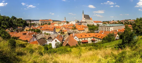 Panorama Cesky Krumlov Ville République Tchèque — Photo