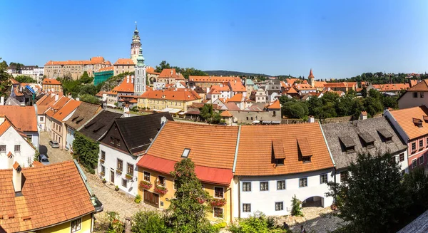 Panorama Van Cesky Krumlov Tsjechië — Stockfoto