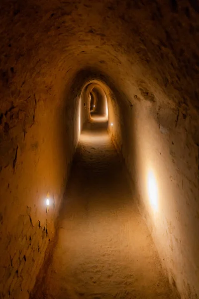 Tunnel Zhangbi Underground Castle Zhangbicun Village China — Stock Photo, Image