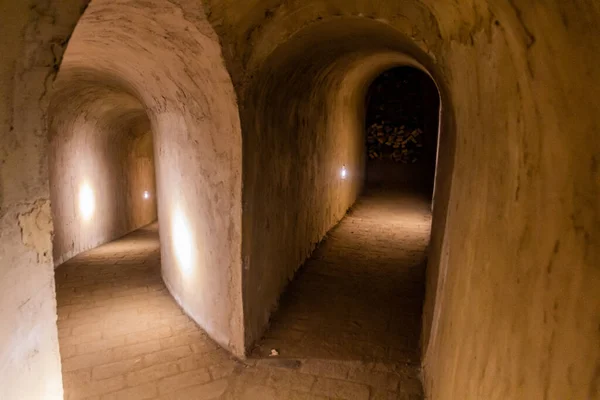 Túnel Del Castillo Subterráneo Zhangbi Aldea Zhangbicun China — Foto de Stock