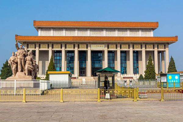 Пекин Китай Октября 2019 Года Председатель Мемориального Зала Мао Здание — стоковое фото