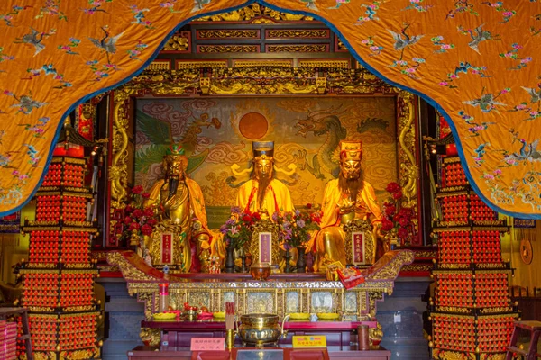 Suzhou China Oktober 2019 Zaal Van Rijkdom Taoïstische Tempel Van — Stockfoto