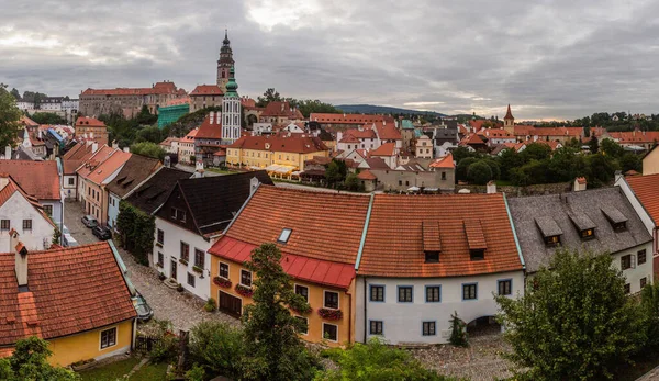 Panorama Starého Města Českém Krumlově Česká Republika — Stock fotografie