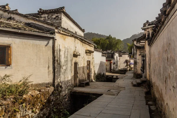Alley Xidi Byn Anhui Provinsen Kina — Stockfoto