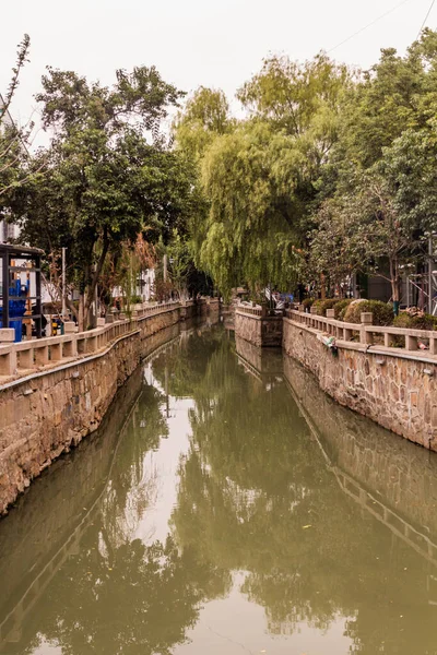 Wasserkanäle Suzhou Provinz Jiangsu China — Stockfoto