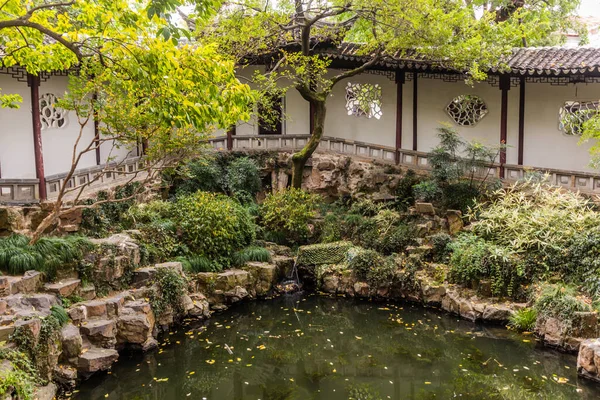 Jardim Onda Azul Canglang Pavilhão Suzhou Província Jiangsu China — Fotografia de Stock