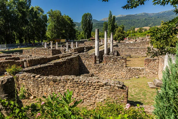 Ηράκλεια Λυνκέστης Αρχαία Ερείπια Κοντά Στη Μπίτολα Της Βόρειας Μακεδονίας — Φωτογραφία Αρχείου