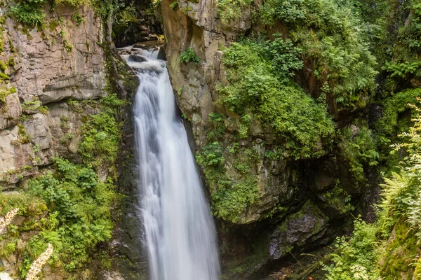 Wodospad Wilczki Wasserfall Miedzygorze Polen — Stockfoto