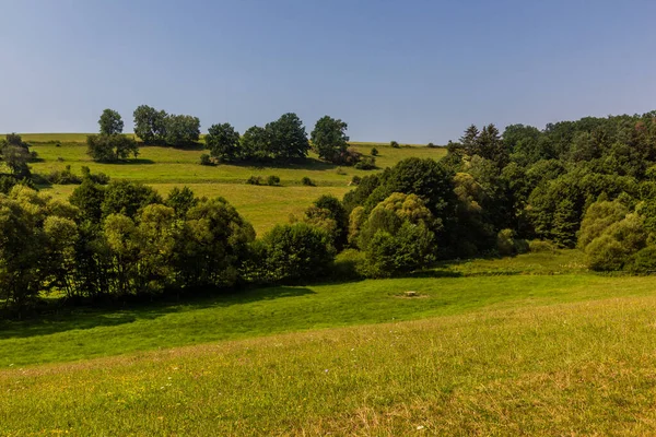 Paesaggio Rurale Della Boemia Meridionale Repubblica Ceca — Foto Stock