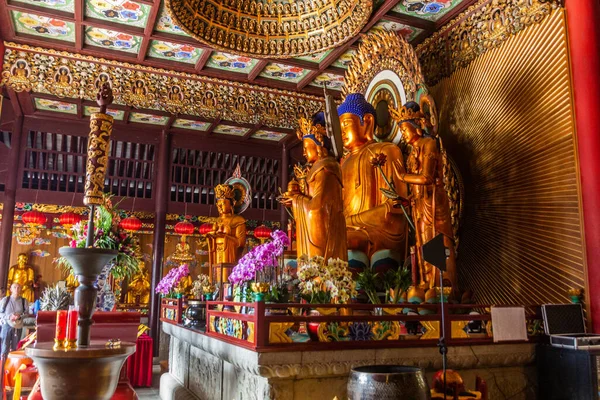 Шанхай Китай Октября 2019 Года Памятники Павильоне Чэньсян Монастырь Чэньсянгэ — стоковое фото