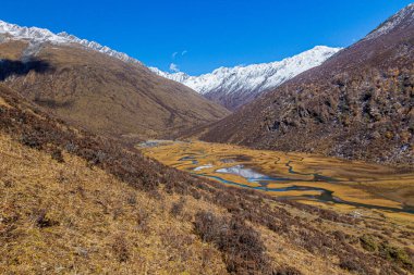 Siguniang Dağı yakınlarındaki Haizi Vadisi Sichuan, Çin