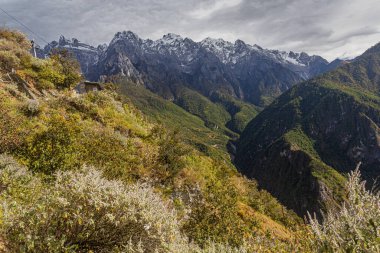 Gorge, Yunnan Eyaleti, Çin sıçrayan kaplan