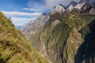Gorge, Yunnan Eyaleti, Çin sıçrayan kaplan