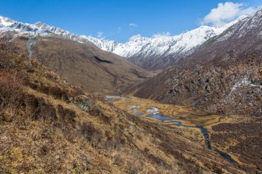Siguniang Dağı yakınlarındaki Haizi Vadisi Sichuan, Çin