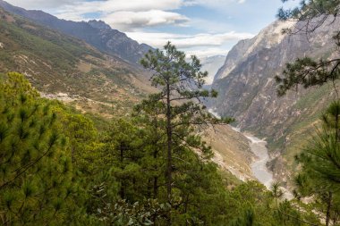 Gorge, Yunnan Eyaleti, Çin sıçrayan kaplan