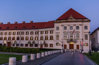 Budapeşte, Macaristan için Buda Kalesi'nin görünümü