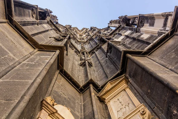 Detalhe Catedral Santo Estêvão Stephansdom Viena Áustria — Fotografia de Stock