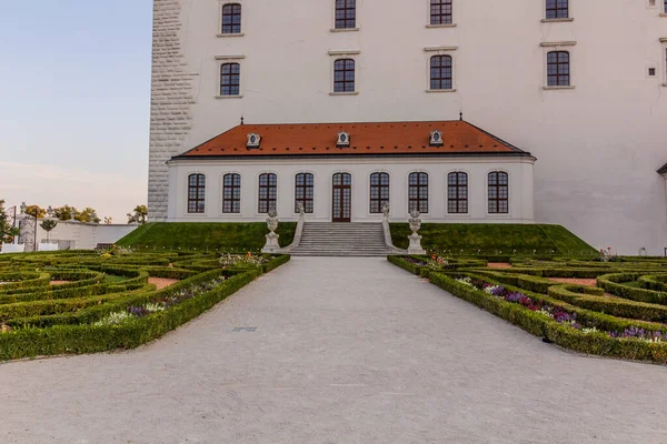 Jardin Baroque Château Bratislava Slovaquie — Photo