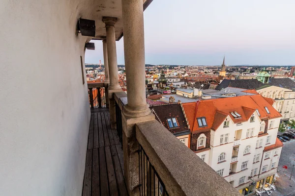 Panorama Starého Města Brně Radniční Věže Česká Republika — Stock fotografie