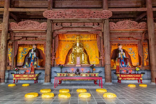 11月11 2019 ダリ古代都市 雲南省 中国の儒教寺院のインテリア — ストック写真