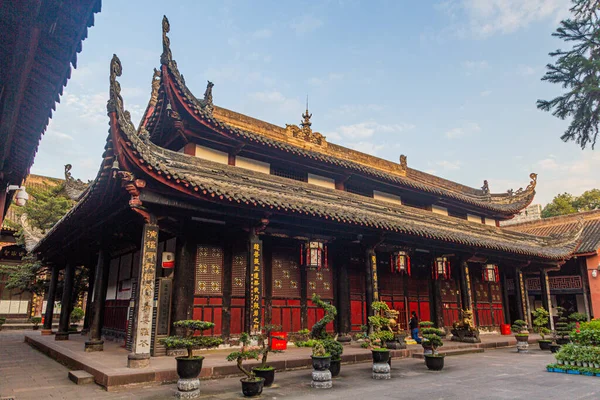 Chengdu China Noviembre 2019 Templo Wenshu Chengdu China —  Fotos de Stock