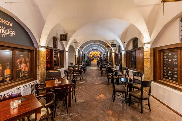 Olomouc Czechia September 2021 Berbagai Pub Dan Bar Rumah Kramy — Stok Foto