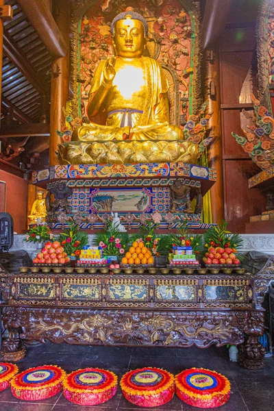 Shan China Listopad 2019 Posąg Buddy Świątyni Buddyjskiej Kompleksie Olbrzymiego — Zdjęcie stockowe