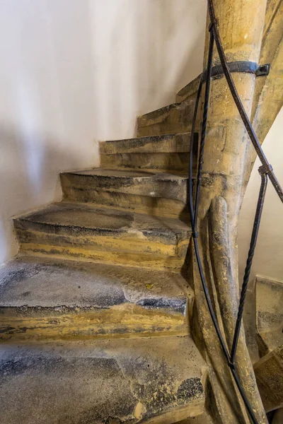 Оломоук Чехия Сентября 2021 Спиральные Лестницы Башне Церкви Святого Мориса — стоковое фото