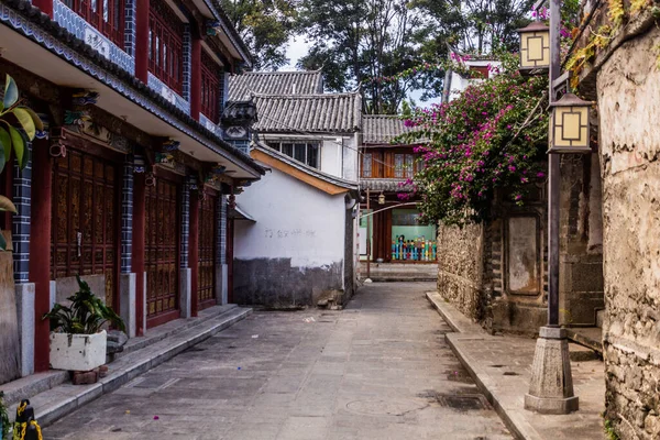 Callejón Antigua Ciudad Dalí Provincia Yunnan China —  Fotos de Stock