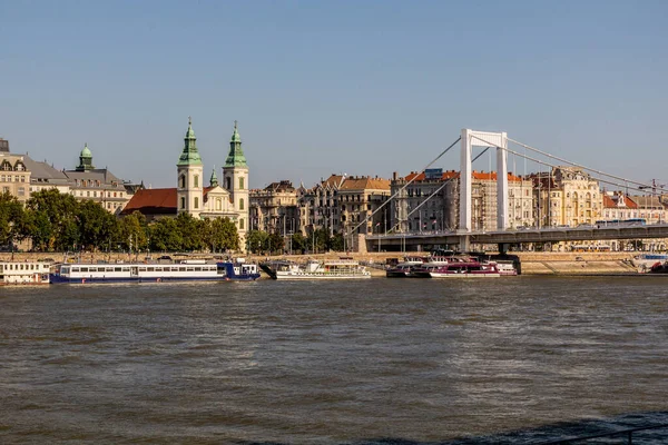 Danube Riverside Budapest Hungary — Stock Photo, Image