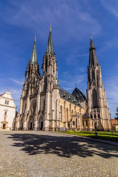 Catedral San Wenceslao Olomouc República Checa — Foto de Stock