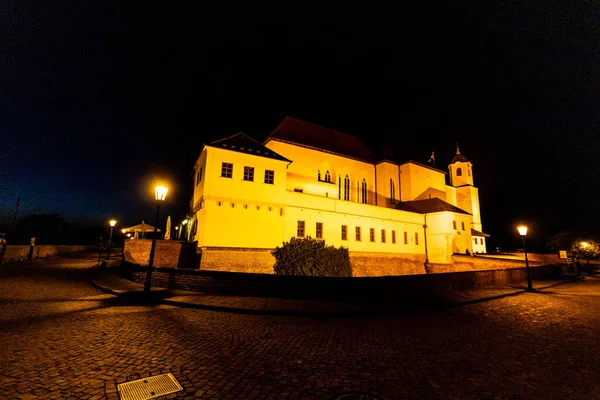 Night View Spilberk Castle Brno Czech Republic — Stock Photo, Image