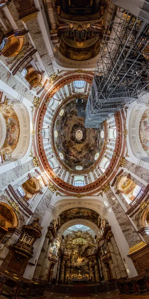 Vienna Austria Eylül 2021 Viyana Avusturya Karlskirche Nin Çişleri Charles — Stok fotoğraf