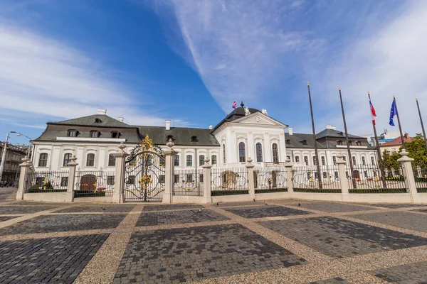Грасалькович Палац Місце Президента Братислава Словаччина — стокове фото