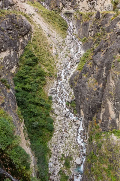 Cascade Tiger Leaping Gorge Province Yunnan Chine — Photo