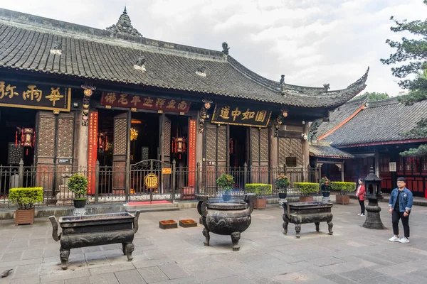 Chengdu China Noviembre 2019 Templo Wenshu Chengdu China —  Fotos de Stock