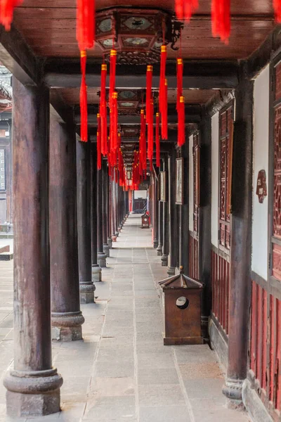Brama Świątyni Wenshu Chengdu Chiny — Zdjęcie stockowe