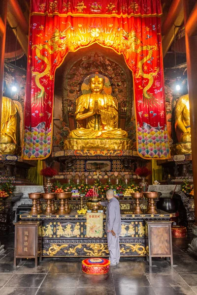 Shan 2019年11月6日 中国四川省Le Shanの大仏の化合物内の仏教寺院の仏像 — ストック写真