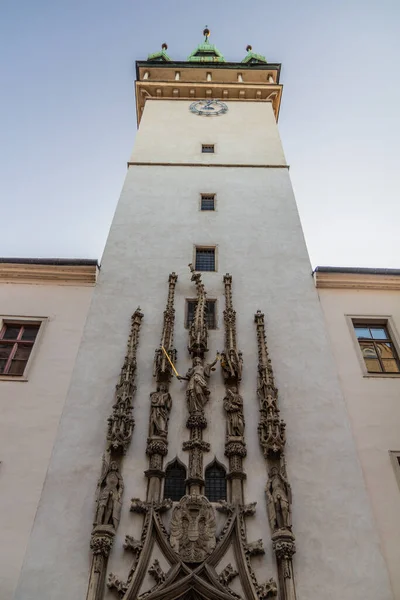 Toren Van Het Oude Stadhuis Brno Tsjechië — Stockfoto