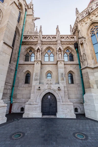 Detail Van Matthias Kerk Buda Kasteel Boedapest Hongarije — Stockfoto