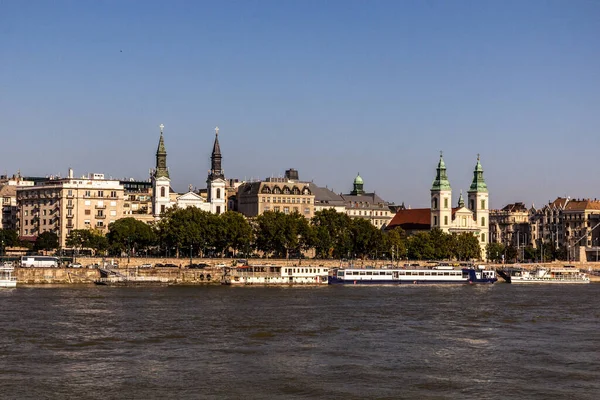Danube Riverside Budapest Hungary — Stock Photo, Image